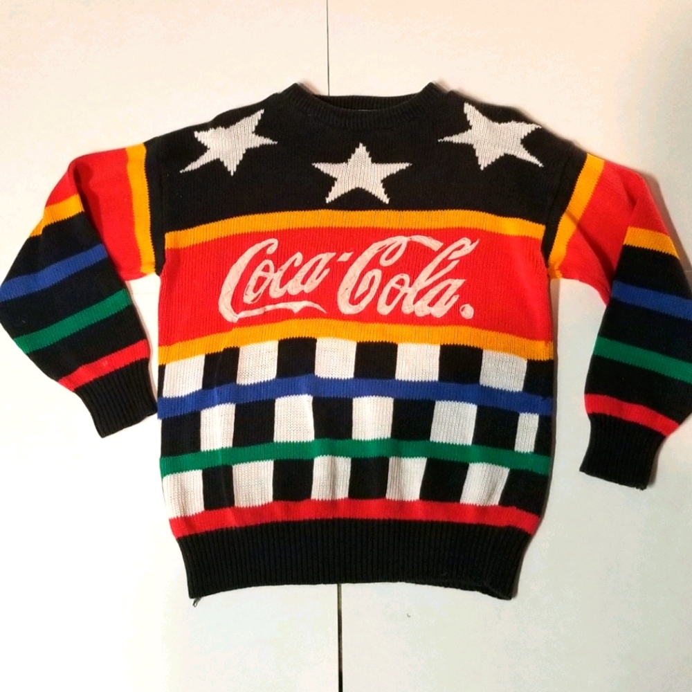 70s coca cola sweater